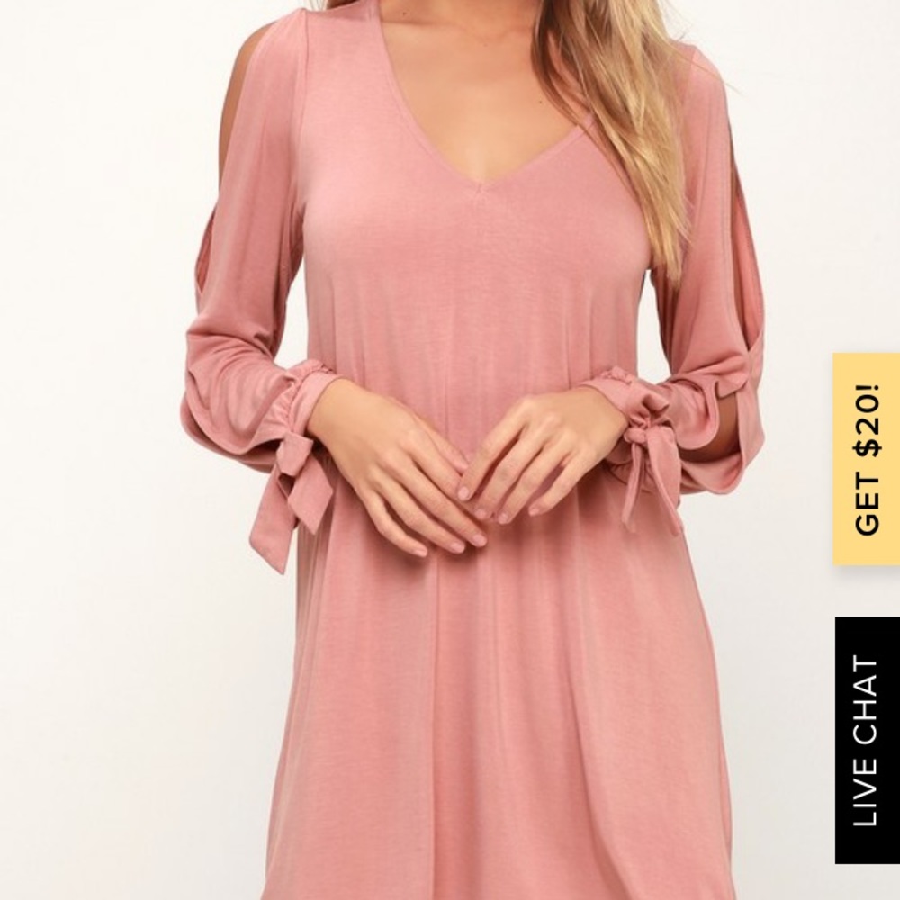 Lulus Glory of Mauve Dress Small NWT